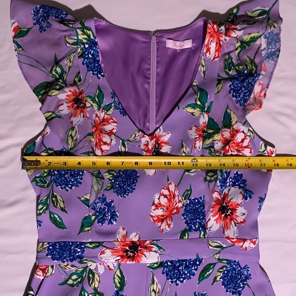 Parker Ana floral romper size 10 - Picture 6 of 13